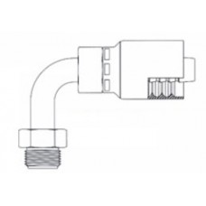 1/4 X 1/4 Male Inverted Flare 90